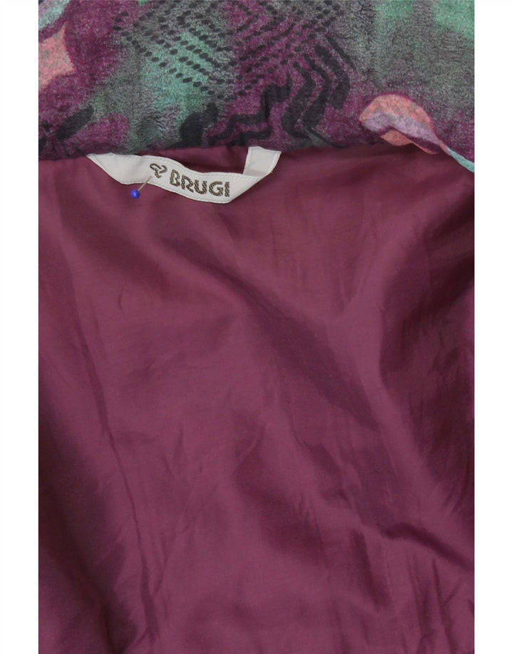 Brugi Mens Abstract Pattern Windbreaker Jacket UK 42 XL Multicoloured