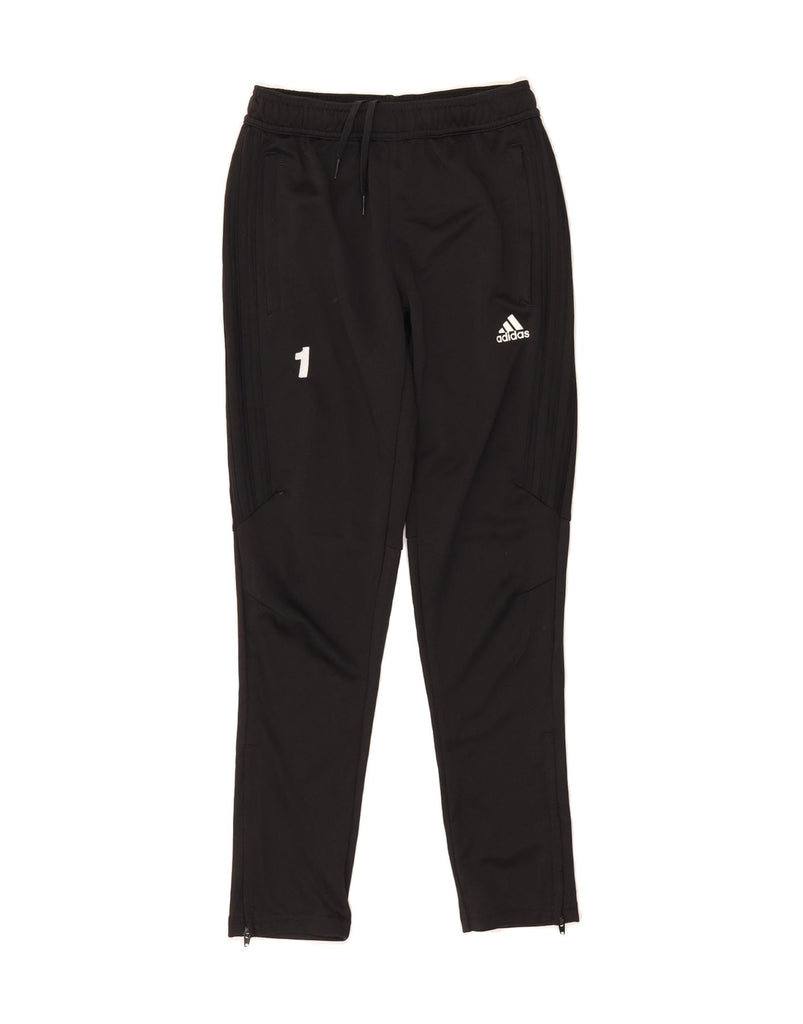 ADIDAS Boys Climacool Tracksuit Trousers 11-12 Years  Black Polyester Vintage Adidas and Second-Hand Adidas from Messina Hembry 