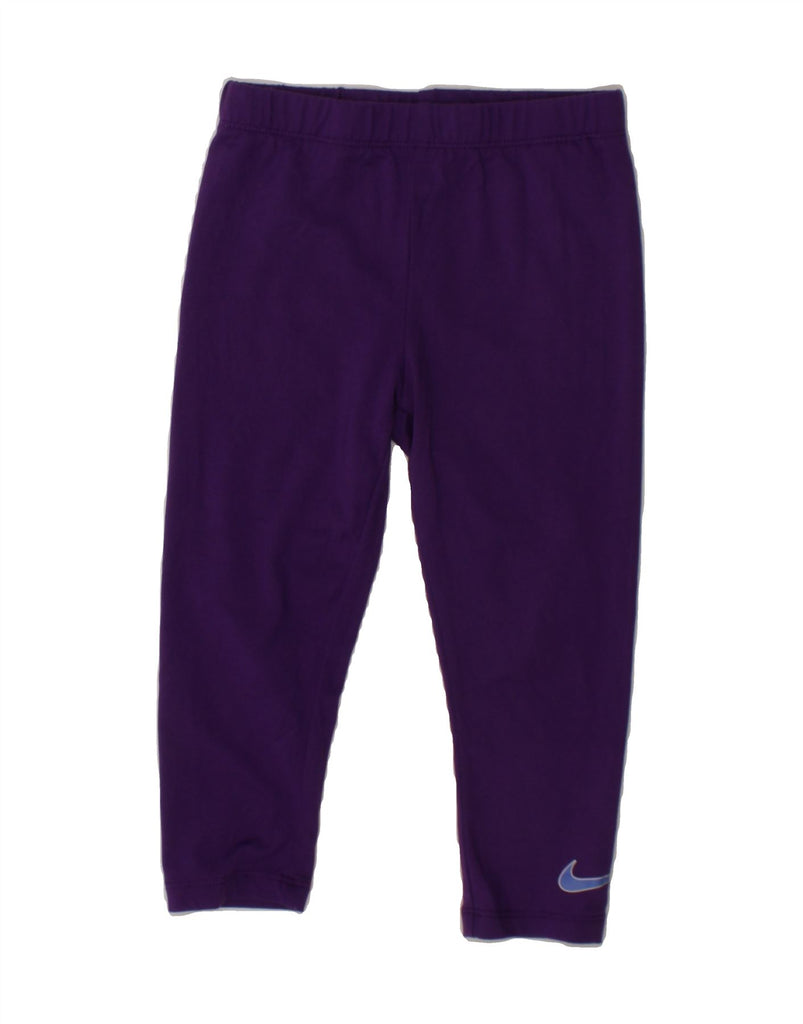 NIKE Girls Dri Fit Tracksuit Trousers 2-3 Years  Purple Polyester Vintage Nike and Second-Hand Nike from Messina Hembry 
