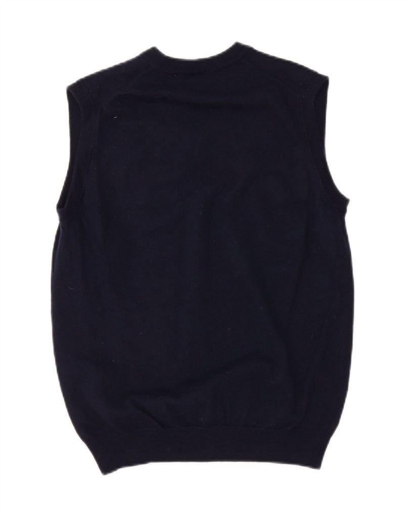 BROOKS BROTHERS Mens 346 Vest Tank Top Small Navy Blue Merino Wool Vintage Brooks Brothers and Second-Hand Brooks Brothers from Messina Hembry 