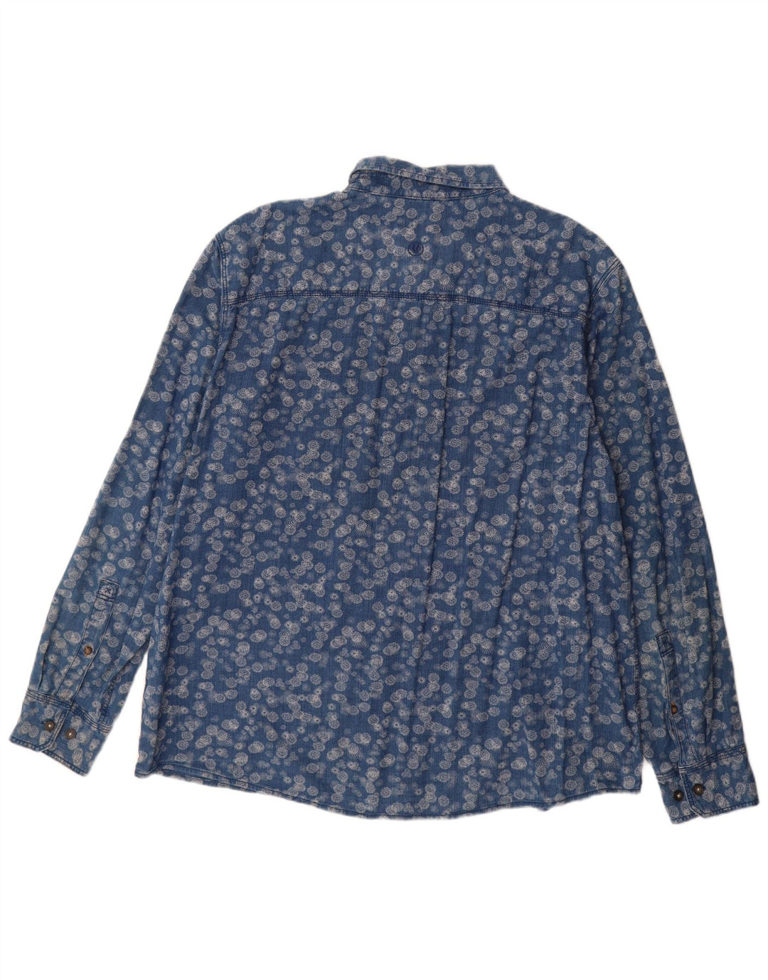 Fat Face Mens Shirt 2XL Blue Floral Cotton