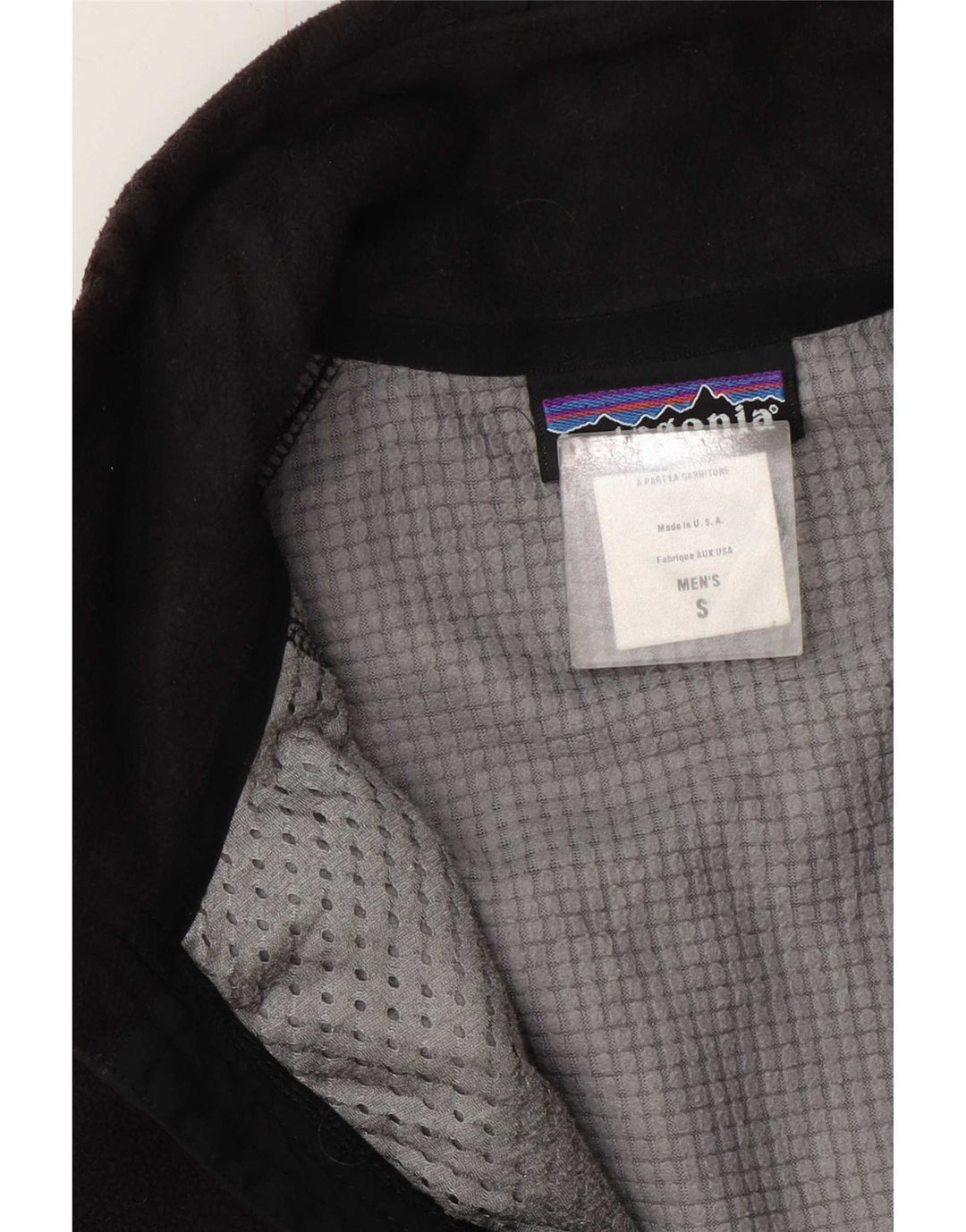 Patagonia Mens Fleece Jacket UK 36 Small Grey Polyester
