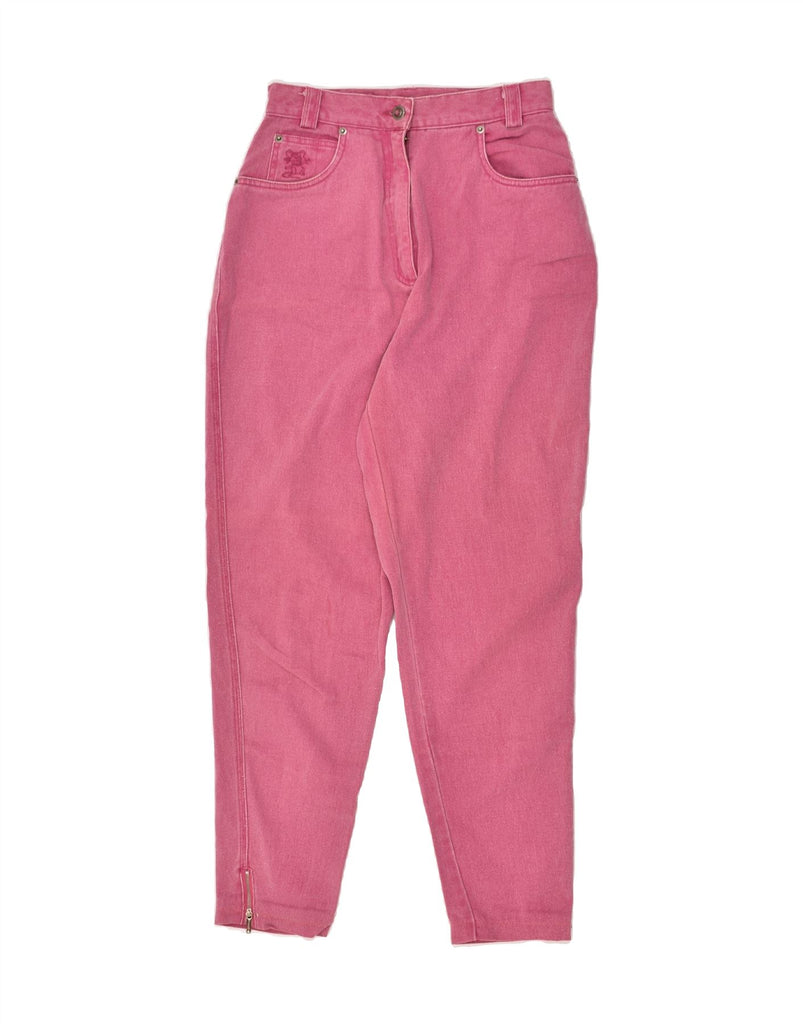 VINTAGE Womens Tapered Jeans IT 38 XS W26 L31 Pink Cotton | Vintage Vintage | Thrift | Second-Hand Vintage | Used Clothing | Messina Hembry 