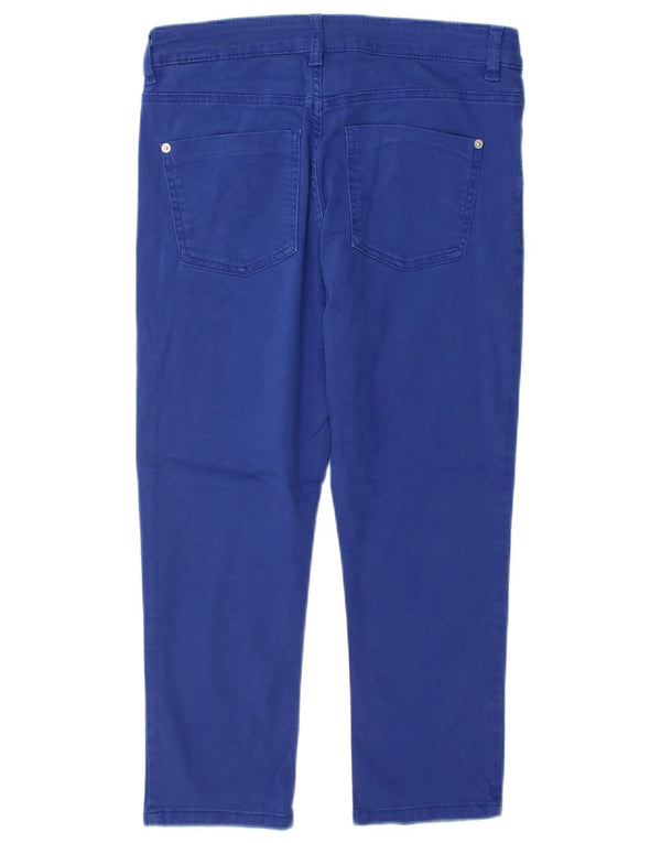 Marks & Spencer Womens Super Skinny Cropped Jeans UK 10 Small W28 L21 Blue