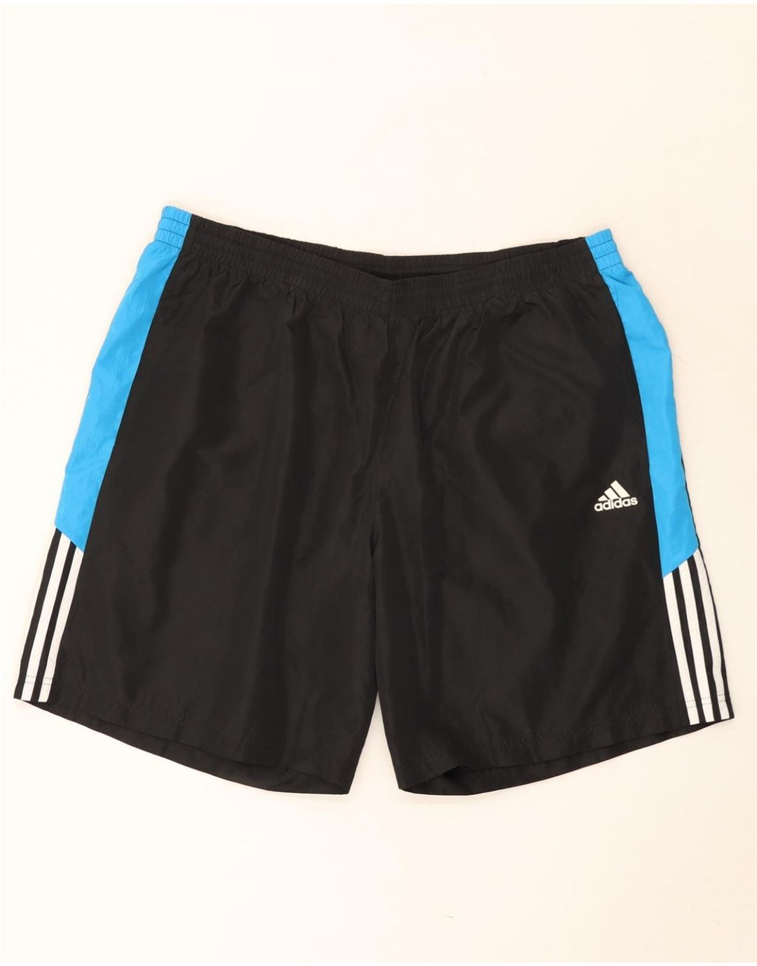 Adidas Mens Sport Shorts 2XL  Black Colourblock Polyester