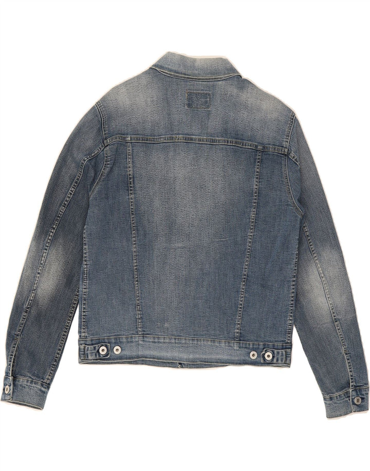 ENERGIE Womens Denim Jacket UK 14 Medium Blue Cotton Vintage Energie and Second-Hand Energie from Messina Hembry 