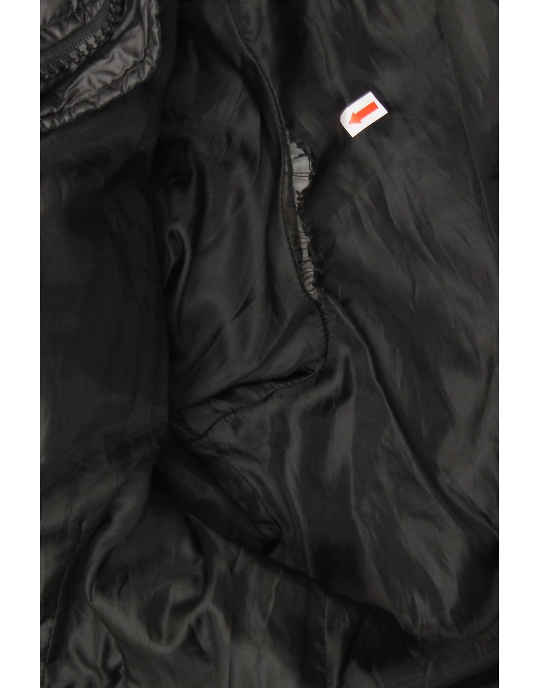 MASSIMO REBECCHI Womens Hooded Padded Coat IT 44 Medium Black Polyamide