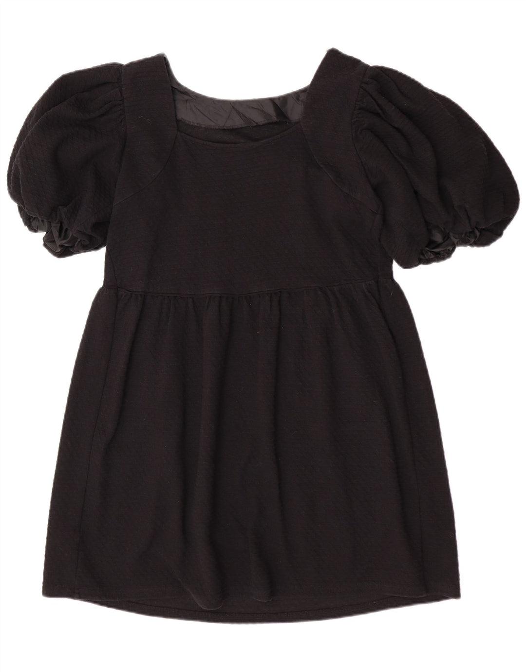 Topshop Womens Mini Basic Dress UK 12 Medium Black Polyester