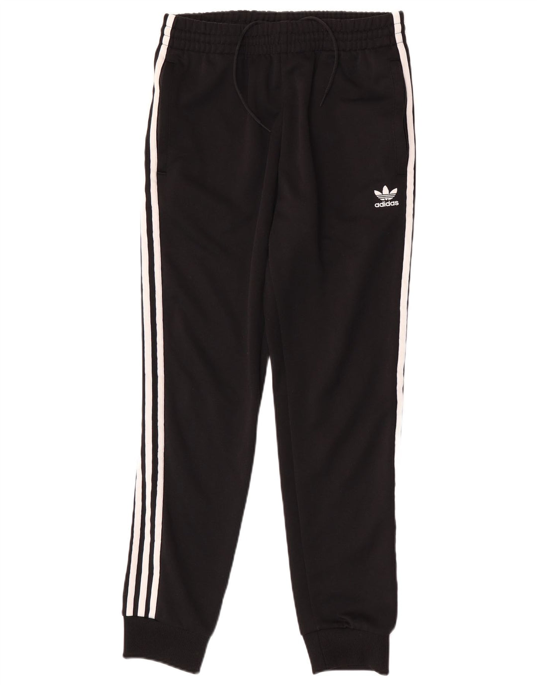 Adidas Mens Tracksuit Trousers Joggers Medium Black Polyester