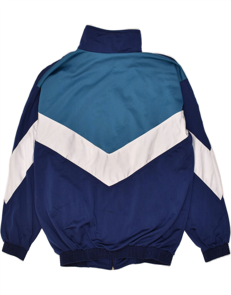 VINTAGE Mens Tracksuit Top Jacket Large Blue Colourblock | Vintage Vintage | Thrift | Second-Hand Vintage | Used Clothing | Messina Hembry 