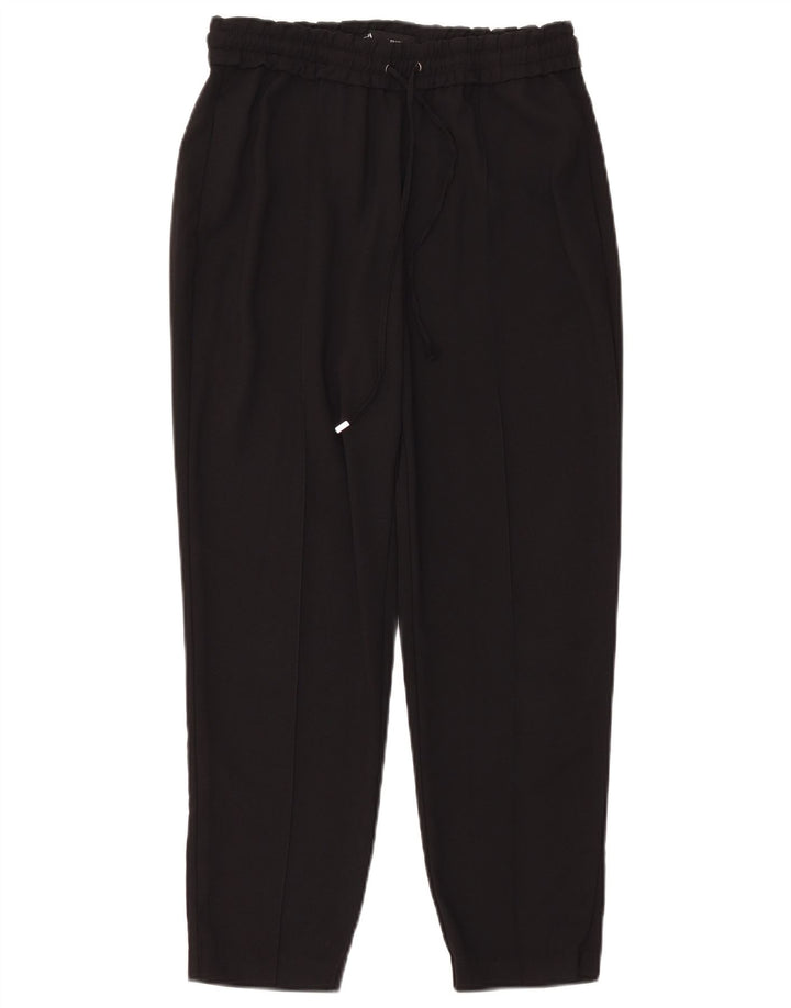 Zara Womens Slim Chino Trousers Small W26 L26 Black