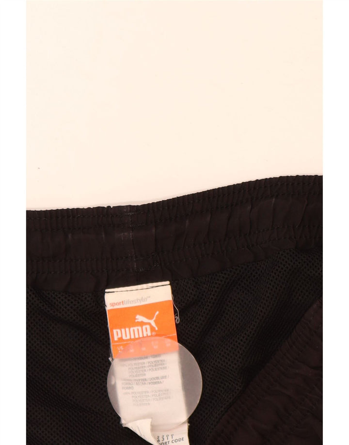 Puma Mens Swimming Shorts Medium Black Polyester