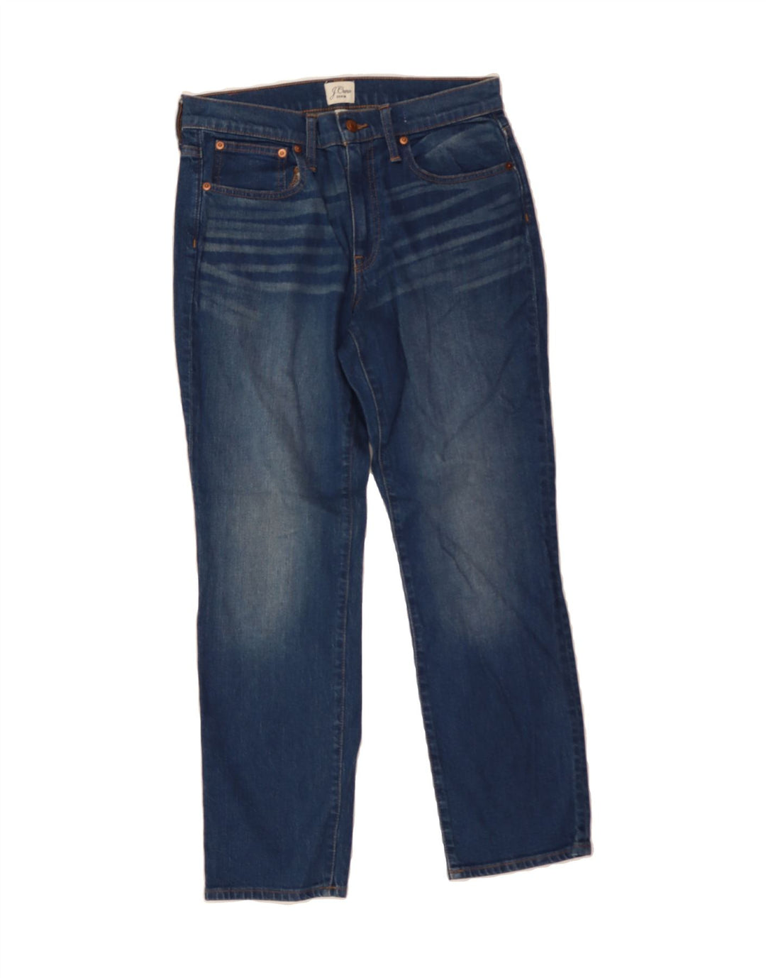 J. CREW Womens Straight Jeans W27 L27 Blue Cotton Vintage J. Crew and Second-Hand J. Crew from Messina Hembry 
