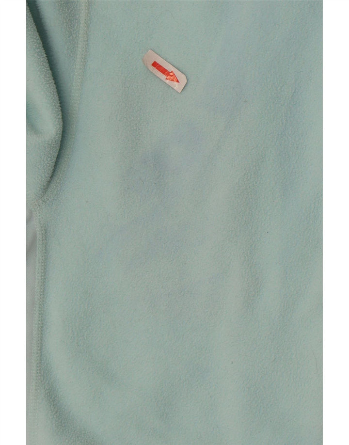 Nike Womens Fleece Jacket US 12/14 Large Turquoise Polyester
