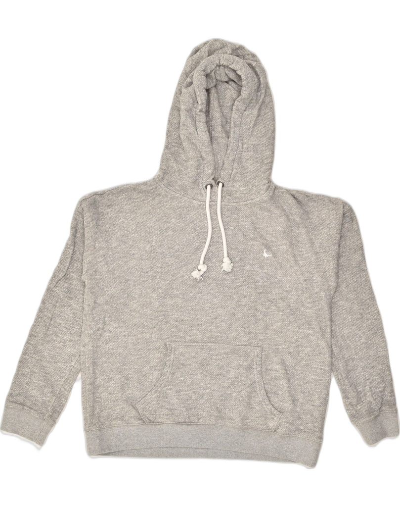 JACK WILLS Womens Hoodie Jumper UK 10 Small Grey Cotton | Vintage Jack Wills | Thrift | Second-Hand Jack Wills | Used Clothing | Messina Hembry 