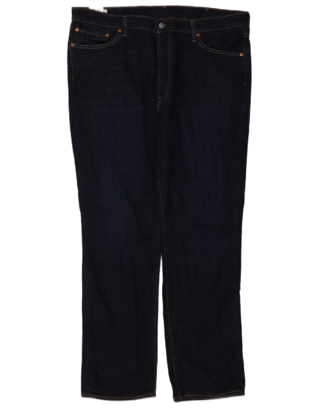 Levi's Mens 514 Straight Jeans W40 L32 Navy Blue Cotton