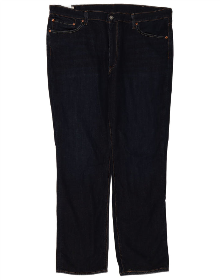Levi's Mens 514 Straight Jeans W40 L32 Navy Blue Cotton