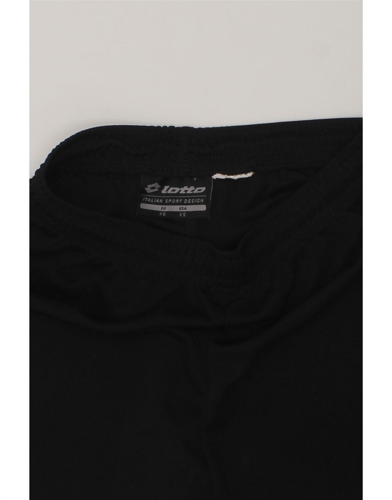 LOTTO Boys Sport Shorts 9-10 Years XS Black | Vintage Lotto | Thrift | Second-Hand Lotto | Used Clothing | Messina Hembry 