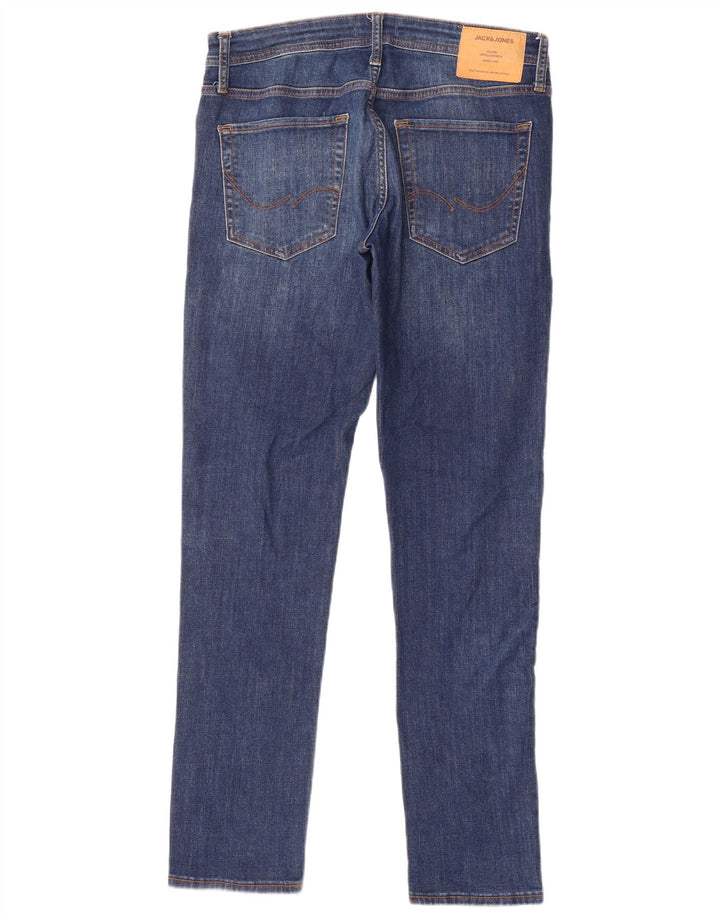 Jack & Jones Mens Slim Jeans W32 L32 Blue Cotton