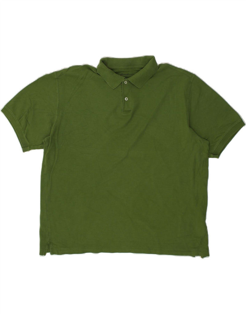 EDDIE BAUER Mens Polo Shirt XL Green Cotton | Vintage Eddie Bauer | Thrift | Second-Hand Eddie Bauer | Used Clothing | Messina Hembry 