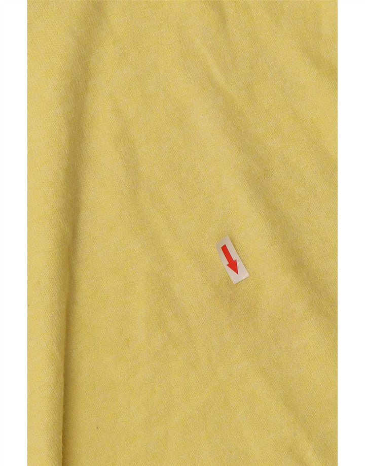 Marks & Spencer Womens Roll Neck Jumper Sweater UK 18 XL Yellow Polyester