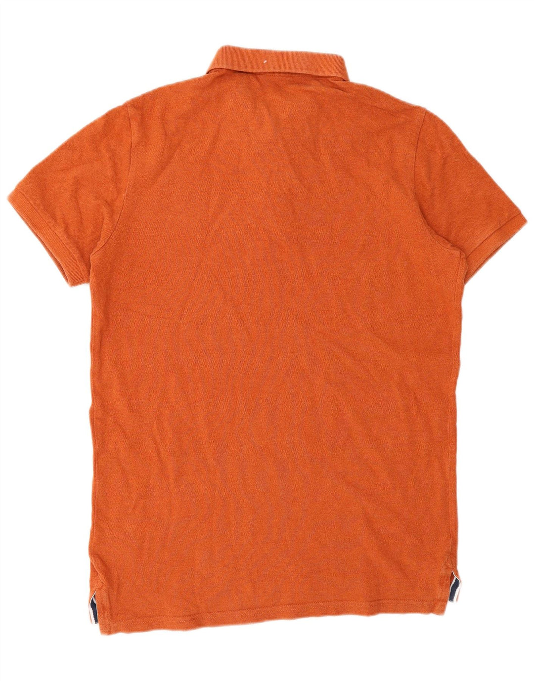 Superdry Mens Graphic Polo Shirt Medium Orange Cotton