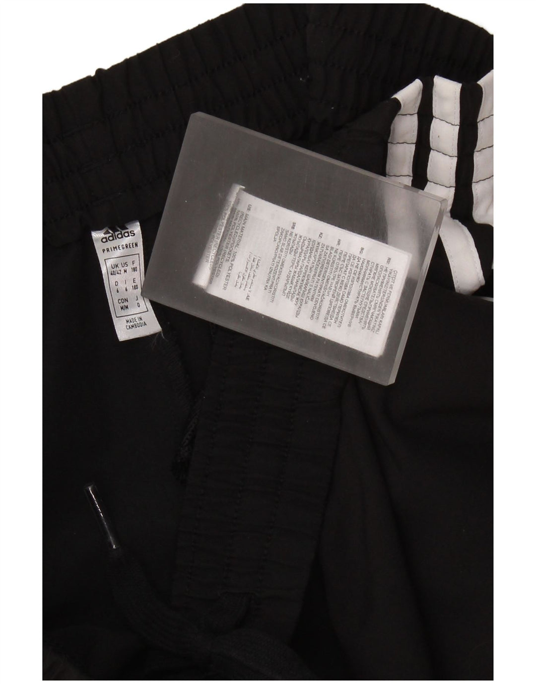 ADIDAS Mens Tracksuit Trousers Joggers UK 40/42 Medium  Black Polyester