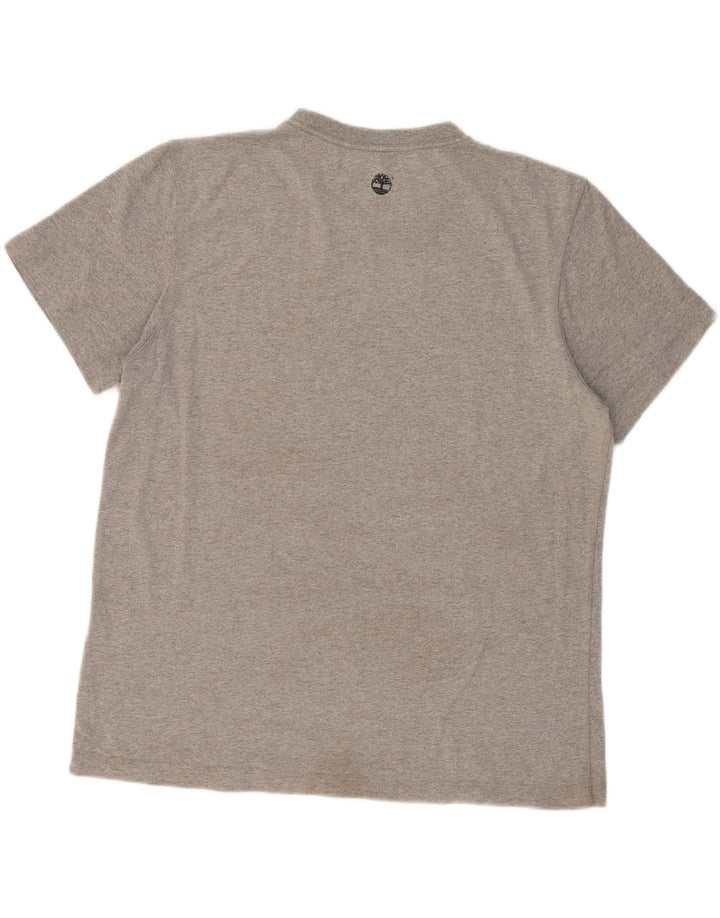 TIMBERLAND Mens Earthkeepers Regular Fit Graphic T-Shirt Top 2XL Grey Vintage Timberland and Second-Hand Timberland from Messina Hembry 