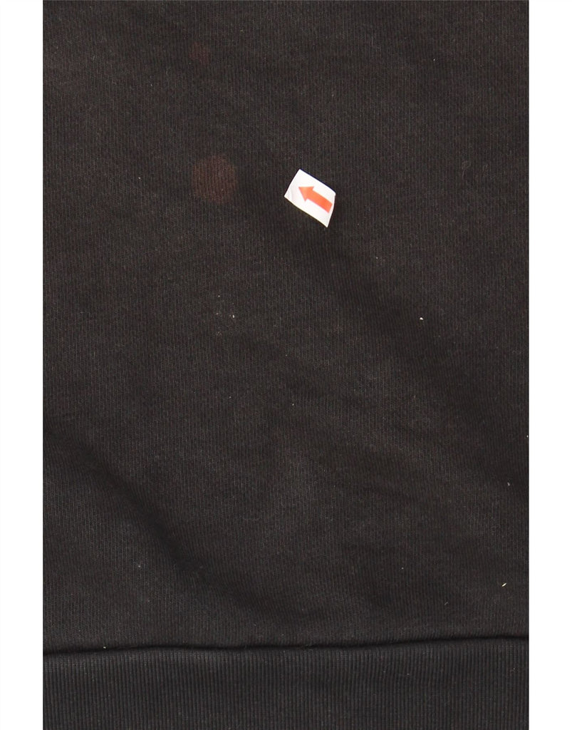 ADIDAS Mens Hoodie Jumper Medium Black Cotton Vintage Adidas and Second-Hand Adidas from Messina Hembry 