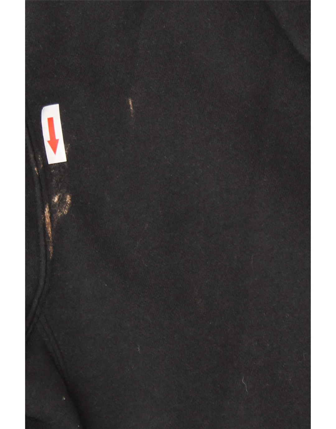 Nike Mens Zip Hoodie Sweater Medium Black Cotton