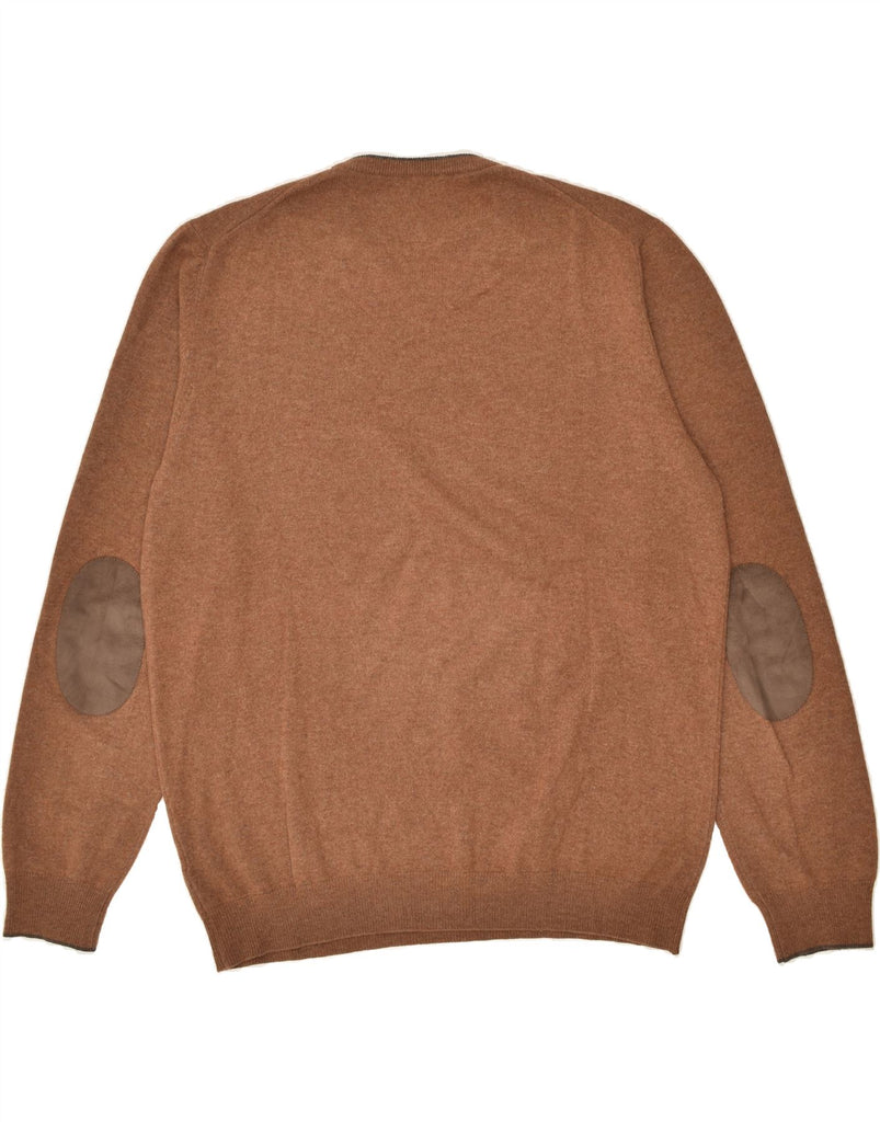 FAY Mens Crew Neck Jumper Sweater IT 54 XL Brown | Vintage Fay | Thrift | Second-Hand Fay | Used Clothing | Messina Hembry 