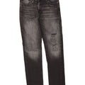 Jack & Jones Mens GLENN Distressed Slim Jeans W30 L32 Grey Cotton