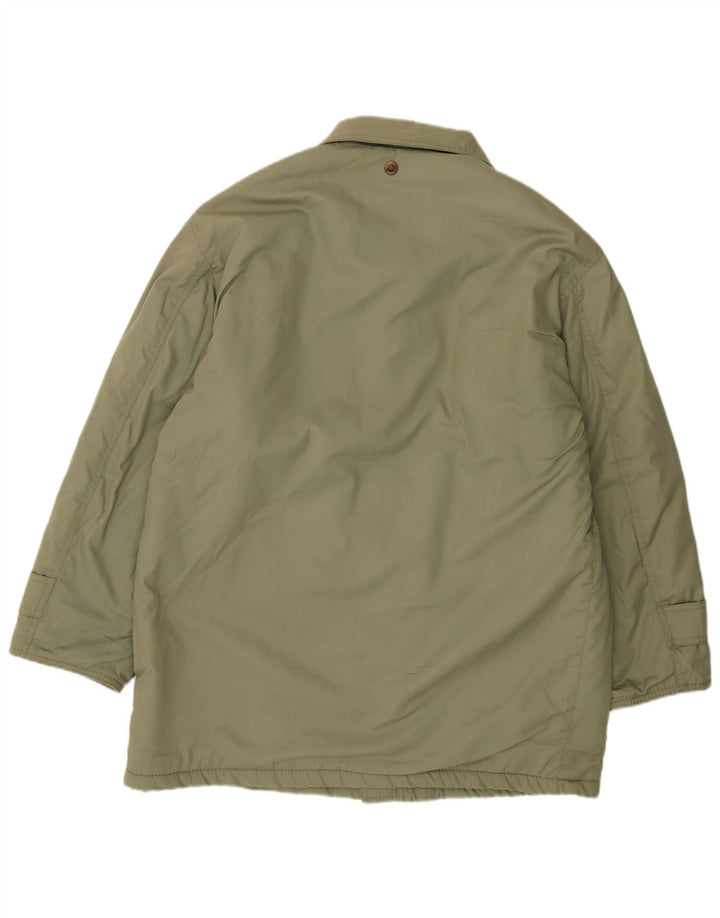 Polbot Mens Windbreaker Jacket UK 42 XL Green Polyamide