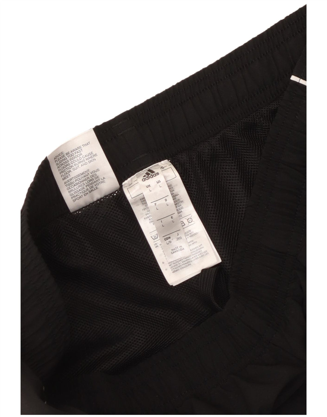 Adidas Mens Tracksuit Trousers Large  Black Polyester