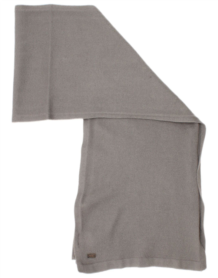 Liu Jo Mens Rectangle Scarf One Size Grey Virgin Wool