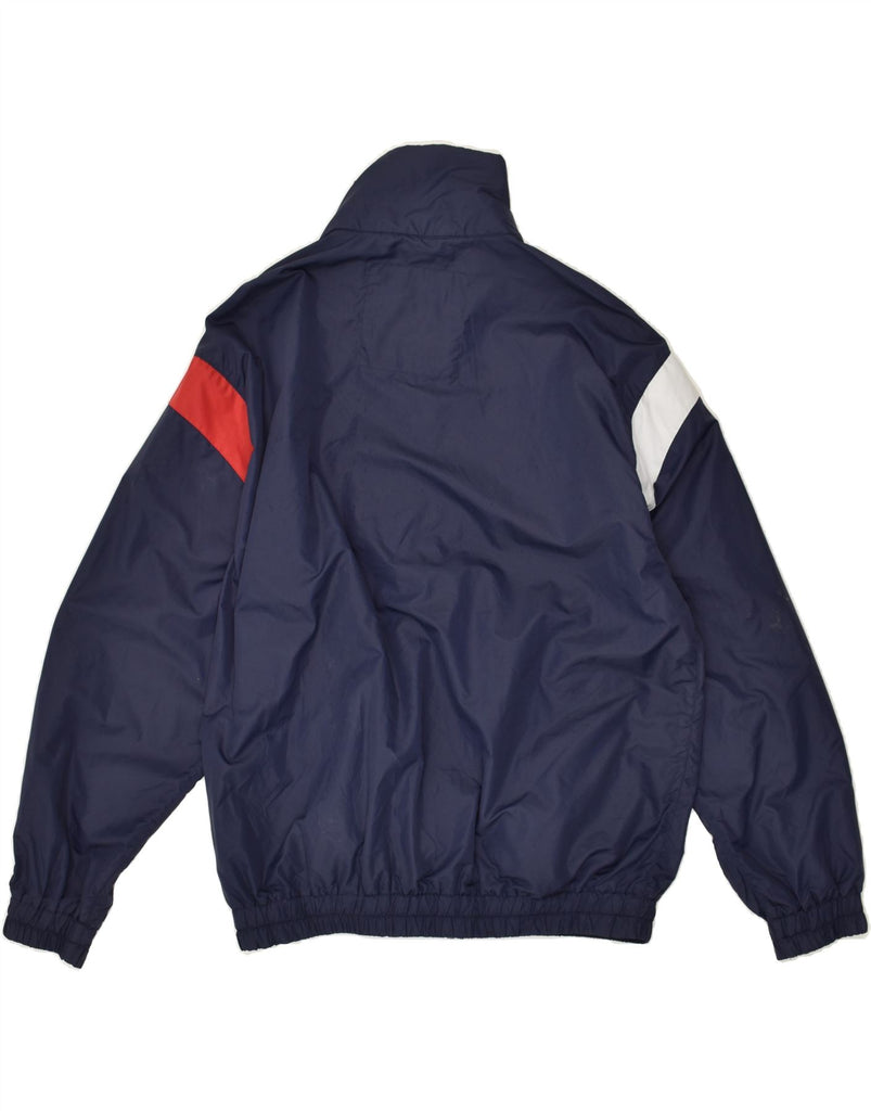 TOMMY HILFIGER Mens Bomber Jacket UK 36 Small Navy Blue Polyamide | Vintage Tommy Hilfiger | Thrift | Second-Hand Tommy Hilfiger | Used Clothing | Messina Hembry 