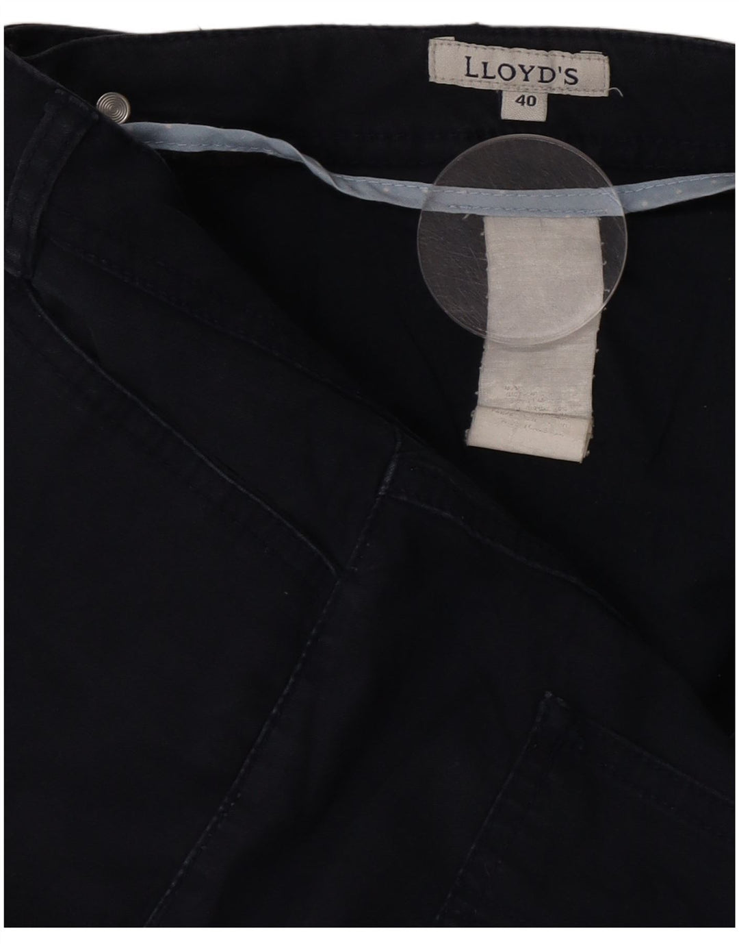 Vintage Womens Bermuda Chino Shorts W40 2XL Navy Blue