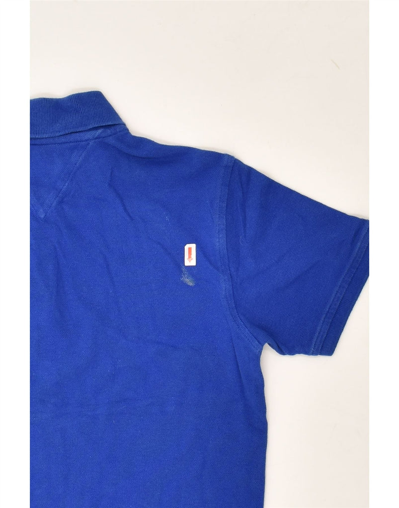 TOMMY HILFIGER Boys Polo Shirt 8-9 Years Medium Blue Cotton | Vintage Tommy Hilfiger | Thrift | Second-Hand Tommy Hilfiger | Used Clothing | Messina Hembry 