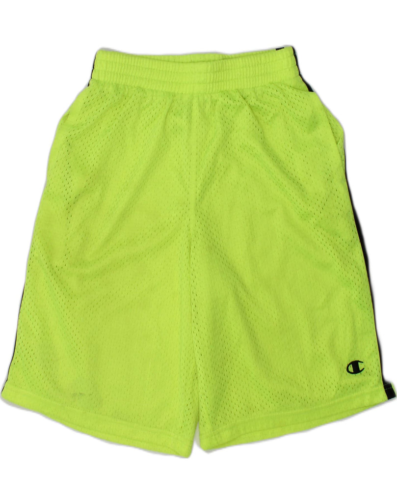 CHAMPION Boys Sport Shorts 10-11 Years Green Polyester | Vintage Champion | Thrift | Second-Hand Champion | Used Clothing | Messina Hembry 