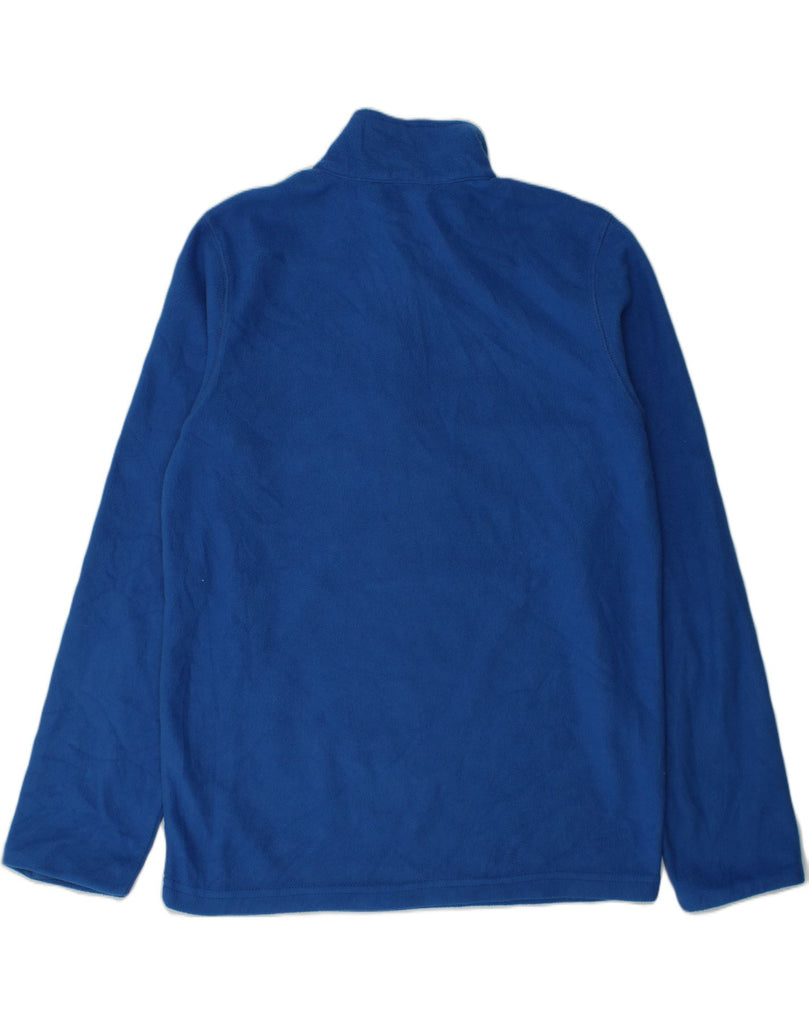 CHAMPION Boys Zip Neck Fleece Jumper 9-10 Years Medium  Blue Polyester | Vintage Champion | Thrift | Second-Hand Champion | Used Clothing | Messina Hembry 