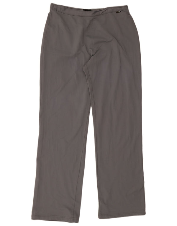 Champion Womens Tracksuit Trousers UK 14 Large Grey Polyamide