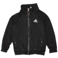 Adidas Boys Graphic Tracksuit Top Jacket 5-6 Years Black Geometric