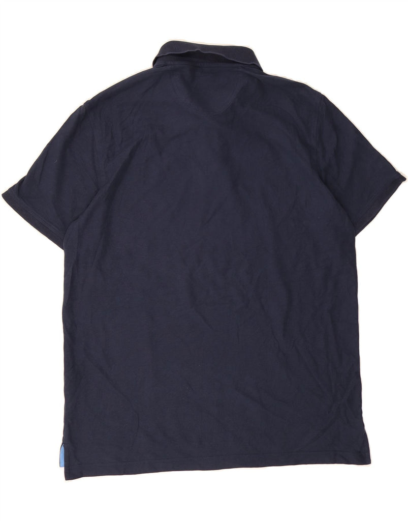 IZOD Mens Polo Shirt XL Navy Blue Cotton Vintage Izod and Second-Hand Izod from Messina Hembry 