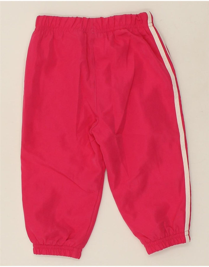 ADIDAS Baby Girls Trousers 9-12 Months Pink Polyester | Vintage Adidas | Thrift | Second-Hand Adidas | Used Clothing | Messina Hembry 