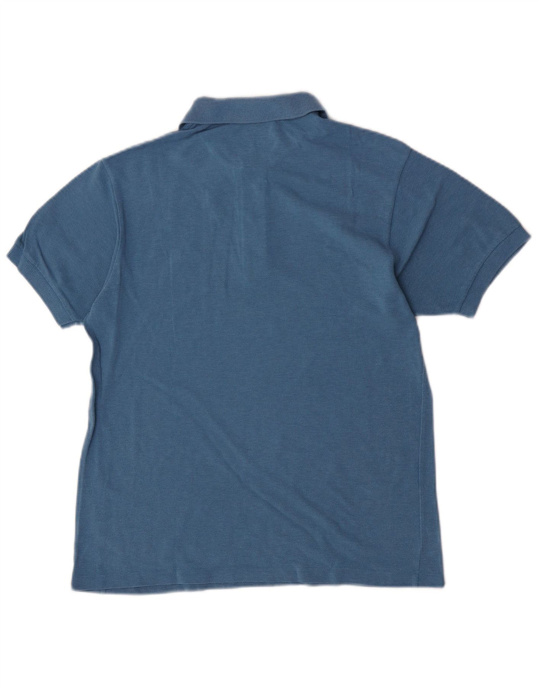 Lacoste Mens Polo Shirt Size 4 Medium Blue Cotton