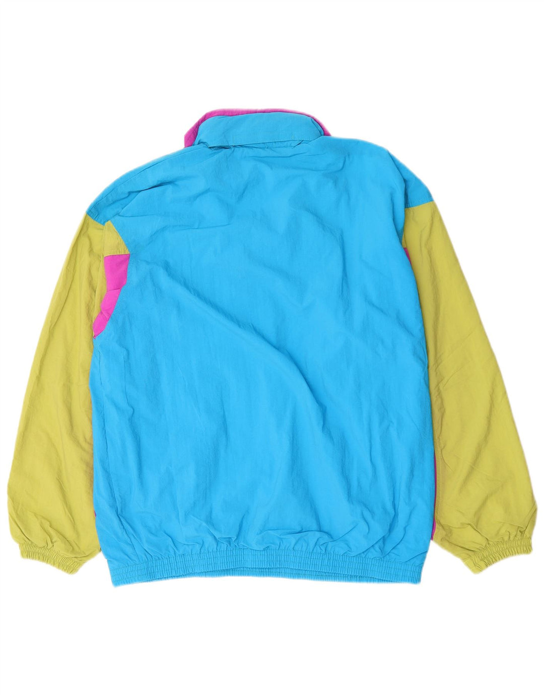 Dubin Mens Pullover Tracksuit Top Jacket IT 52 Large Blue Colourblock
