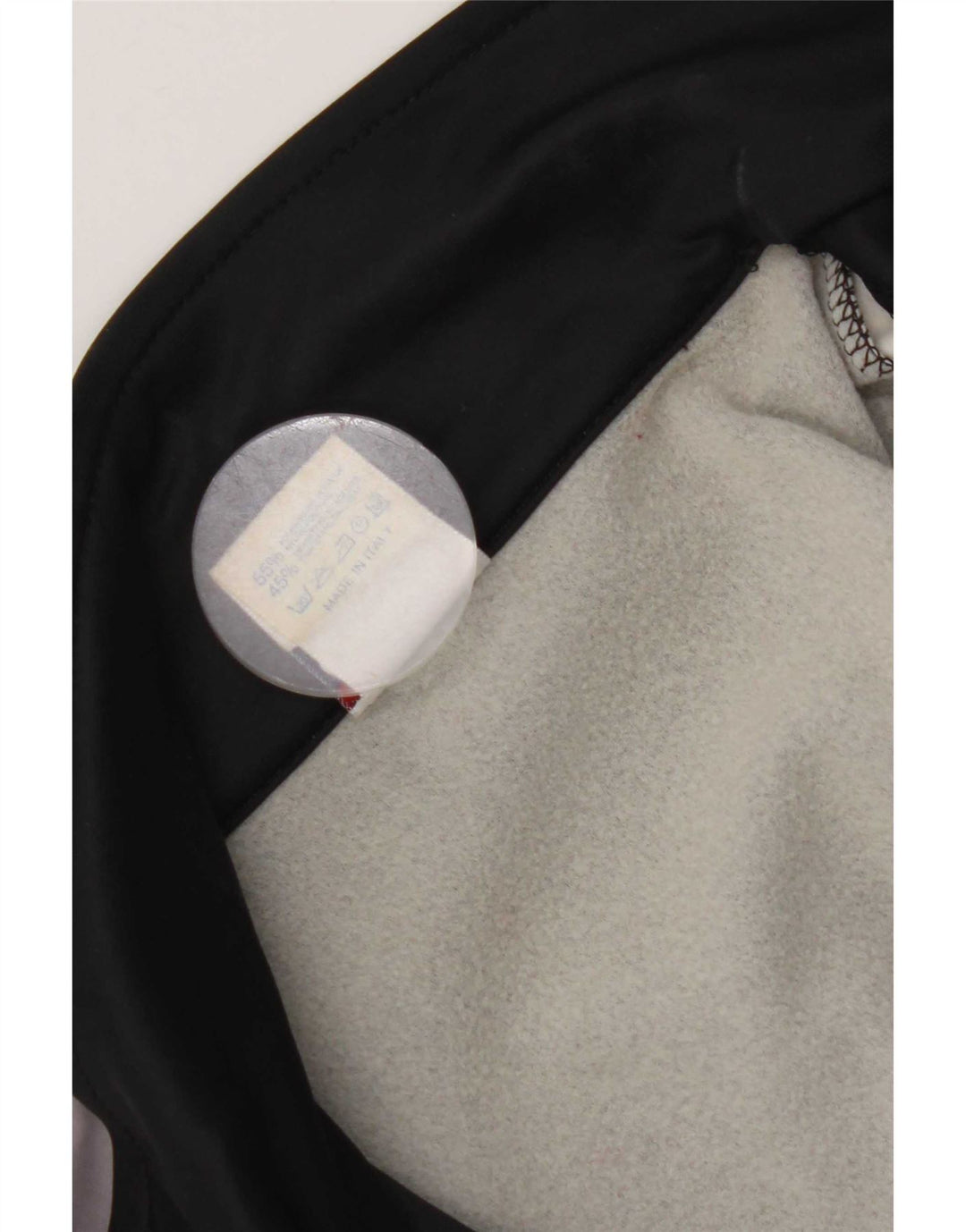 F.LLI Campagnolo Mens Tracksuit Top Jacket UK 36 Small Black Colourblock