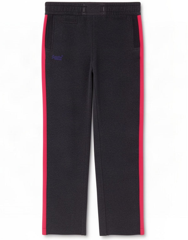 Superdry Womens Tracksuit Trousers UK 16 Large Navy Blue Colourblock