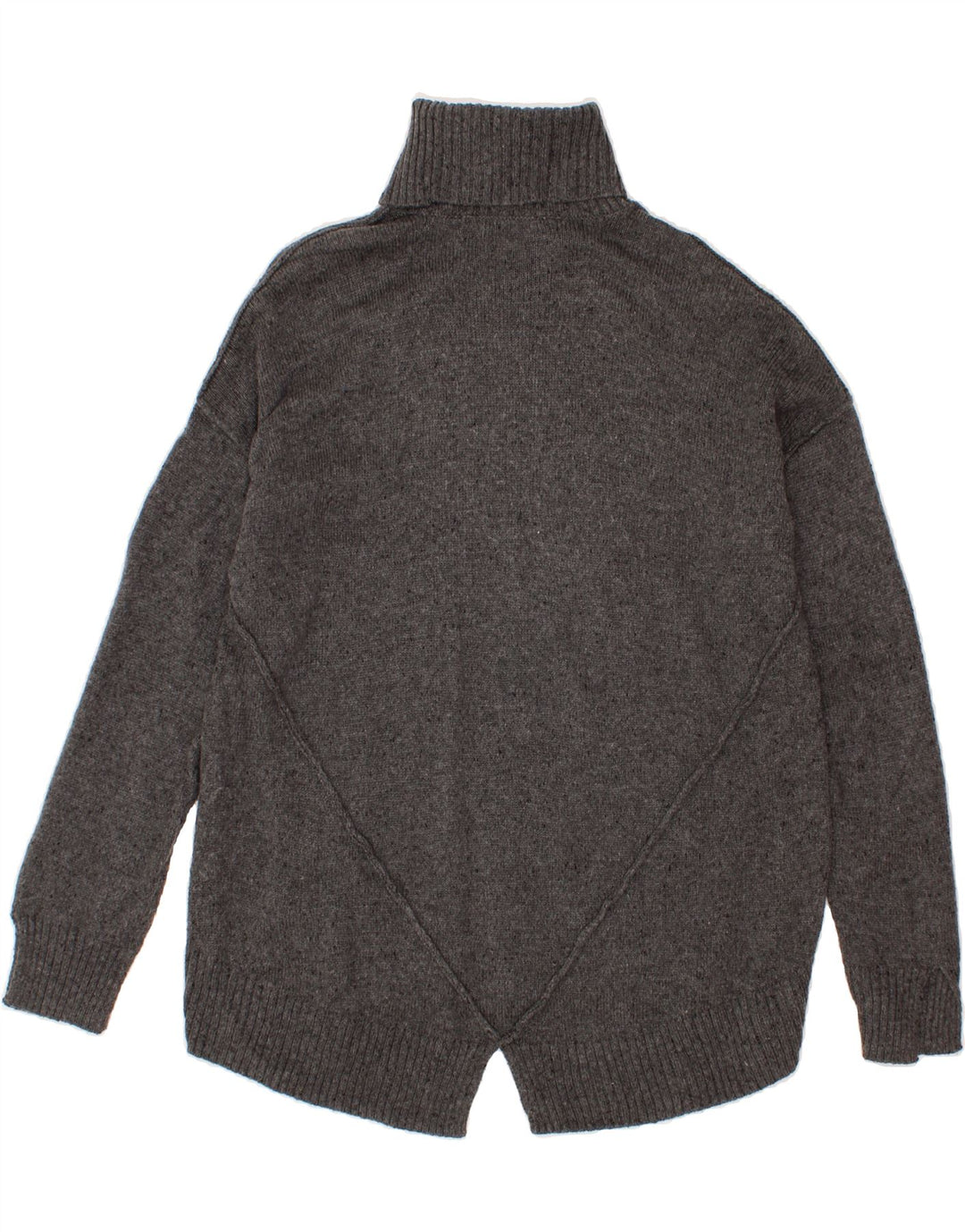 MICHAEL KORS Womens Roll Neck Jumper Sweater UK 16 Large Grey Acrylic Vintage Michael Kors and Second-Hand Michael Kors from Messina Hembry 