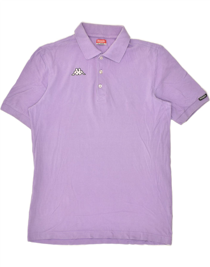 KAPPA Mens Polo Shirt XL Purple Cotton | Vintage Kappa | Thrift | Second-Hand Kappa | Used Clothing | Messina Hembry 